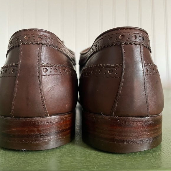 Ferragamo Men's Brogues/Oxfords in Chestnut Leather *Italy* - Picture 8 of 13